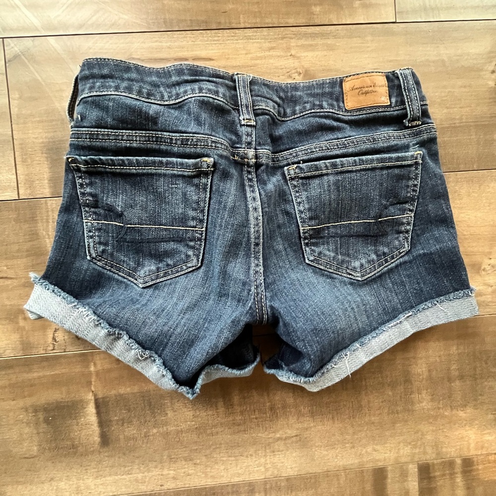 American Eagle Outfitters Dark Wash Jean Shorts